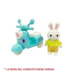 Set Moto de Conejitos Ternurines conejito moto