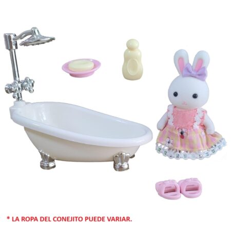 Set Bañera de Conejitos Ternurines Set Bañera de Conejitos Ternurines