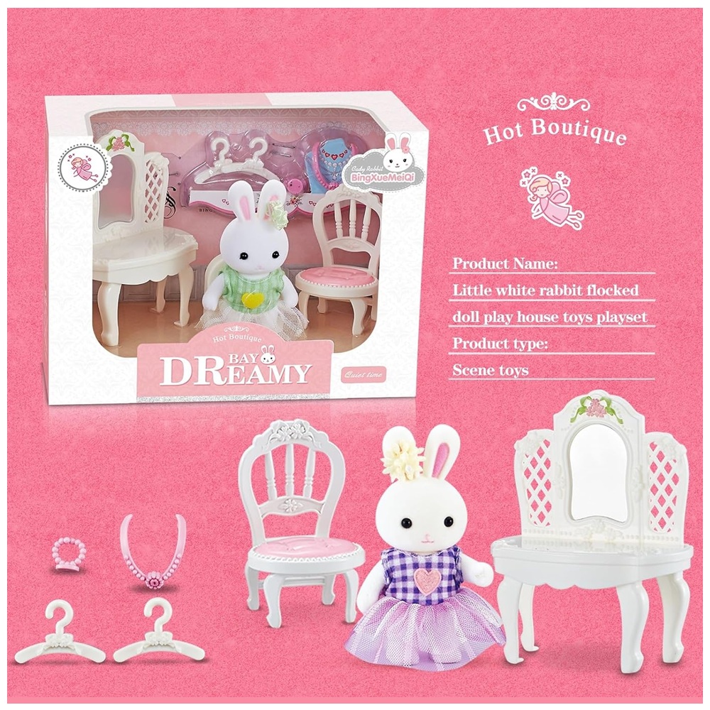 Set Tocador de Conejitos Ternurines Set Tocador de Conejitos Ternurines