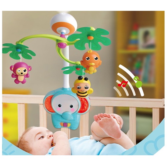 Móvil Musical Proyector Elefantito Móvil Musical Proyector Elefantito
