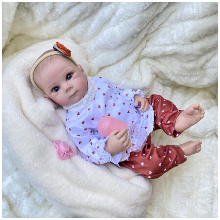 Bebe Reborn Betty Recién Nacida Vinilo 45 cm