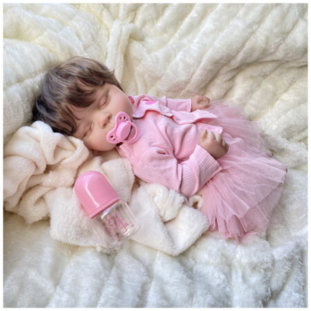 Bebe Reborn Peaches Recién Nacida Vinilo 55 cm Bebe Reborn Peaches Recién Nacida Vinilo 55 cm