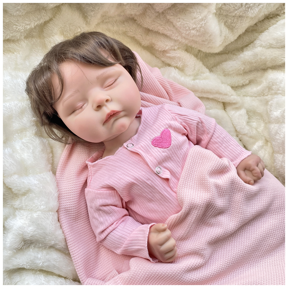 Bebe Reborn Peaches Recién Nacida Vinilo 55 cm Bebe Reborn Peaches Recién Nacida Vinilo 55 cm