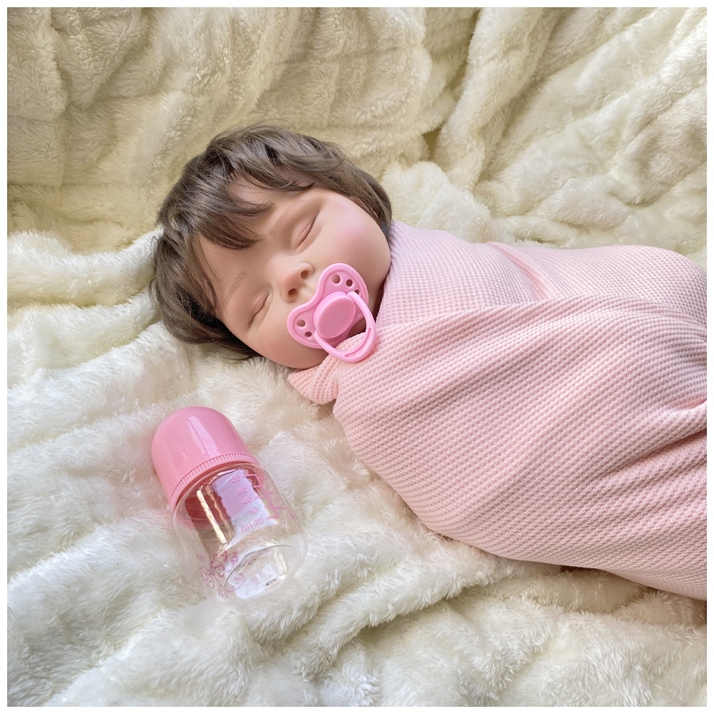 Bebe Reborn Peaches Recién Nacida Vinilo 55 cm Bebe Reborn Peaches Recién Nacida Vinilo 55 cm
