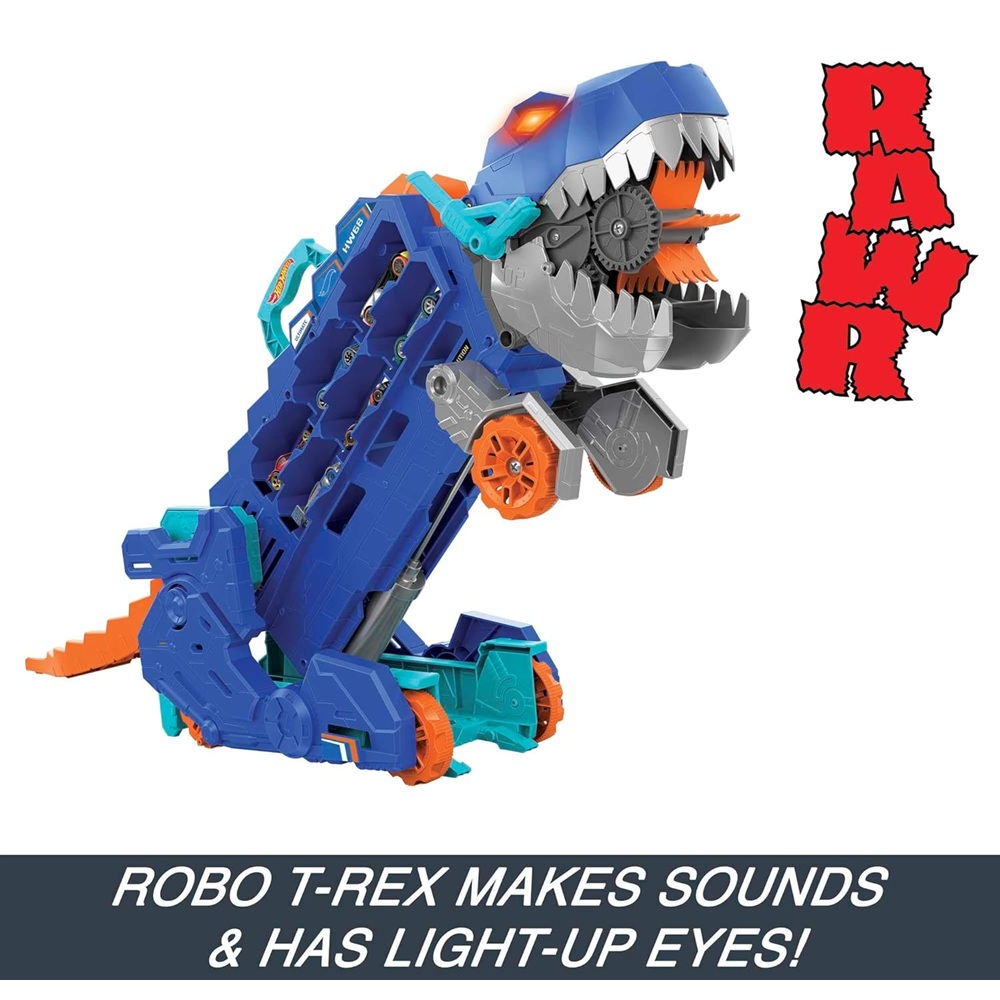 Pista Hot Wheels Super Remolque Transportador T-Rex Pista Hot Wheels Super Remolque Transportador T-Rex