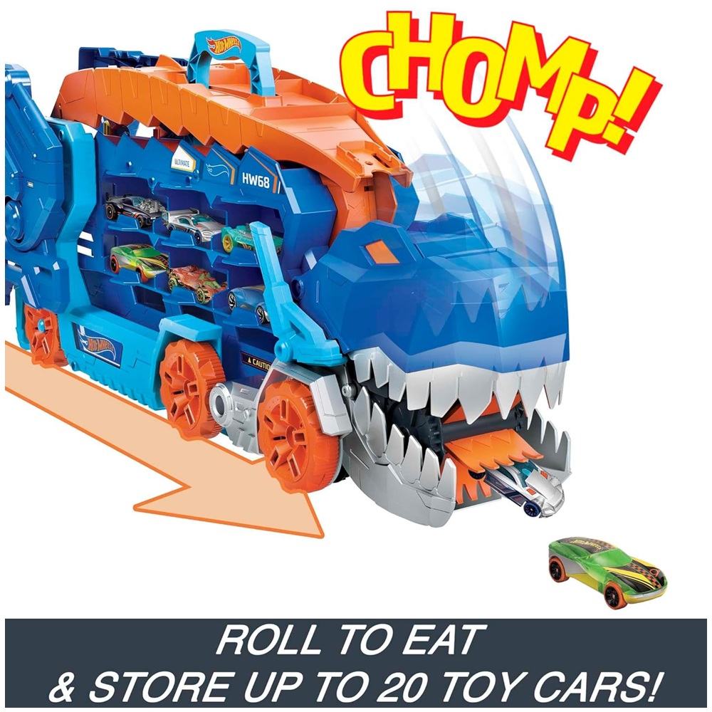 Pista Hot Wheels Super Remolque Transportador T-Rex Pista Hot Wheels Super Remolque Transportador T-Rex