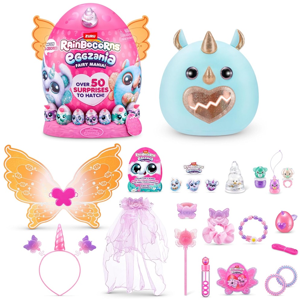 Rainbocorns Eggzania Fairy Mania +50 Sorpresas Rainbocorns Eggzania Fairy Mania +50 Sorpresas