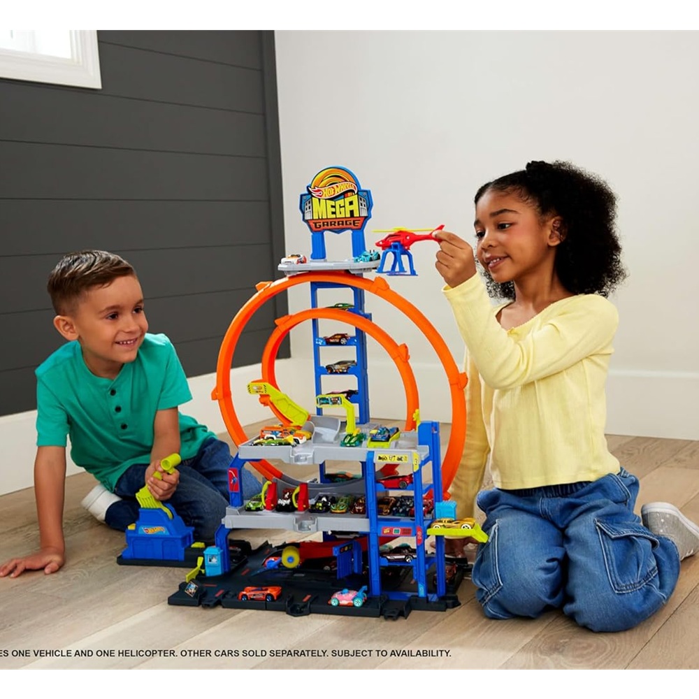 Pista HW Mega Loop Garage Pista HW Mega Loop Garage