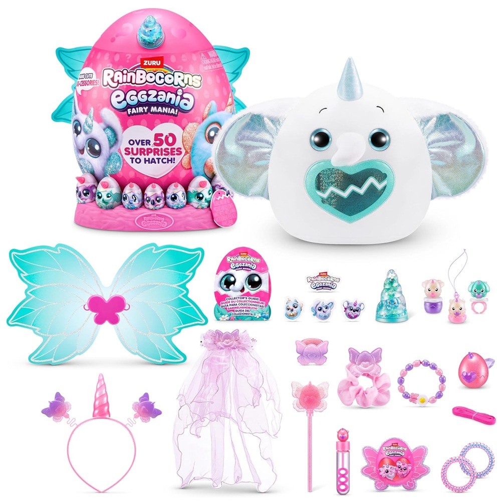 Rainbocorns Eggzania Fairy Mania +50 Sorpresas Rainbocorns Eggzania Fairy Mania +50 Sorpresas