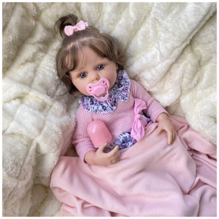 Bebe Reborn Erin Recién Nacida Vinilo 55 cm