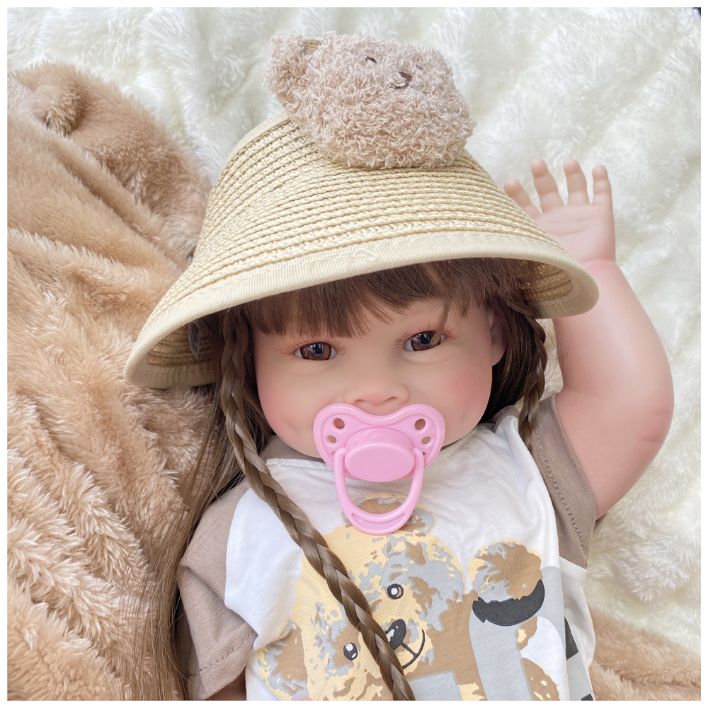 Bebe Reborn Raya Recién Nacida Vinilo 55 cm Bebe Reborn Raya Recién Nacida Vinilo 55 cm