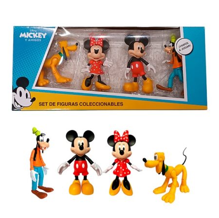 Mickey Mouse Colección de 4 Personajes