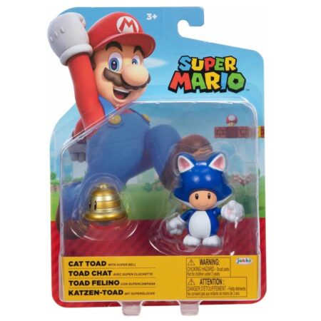 Super Mario – Toad Felino con Campana (10 cm)