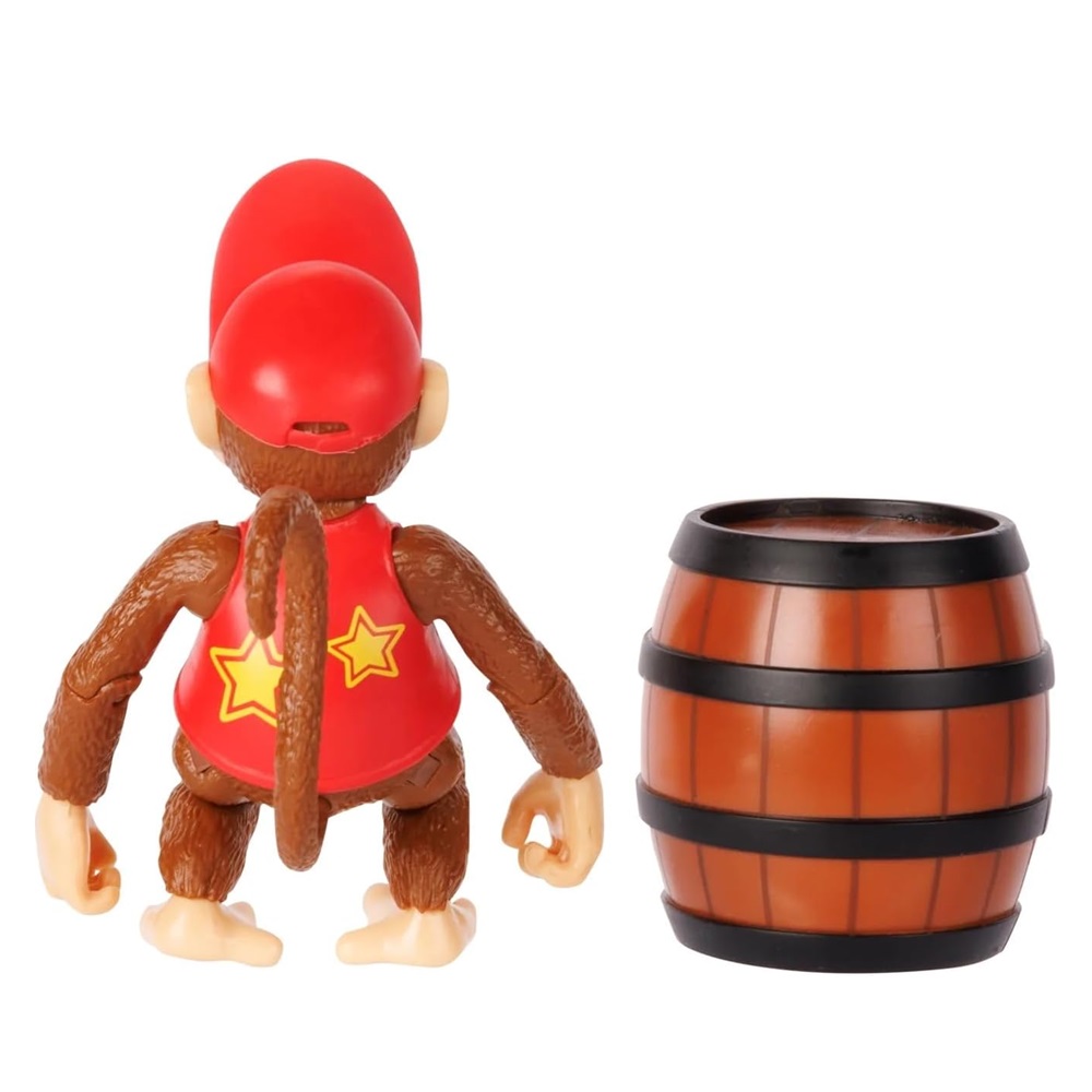 Nintendo Figura Diddy Kong con Barril (10 cm) Nintendo Figura Diddy Kong con Barril (10 cm)