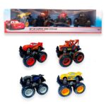 Cars Pack x4 Monsters Trucks a Friccion