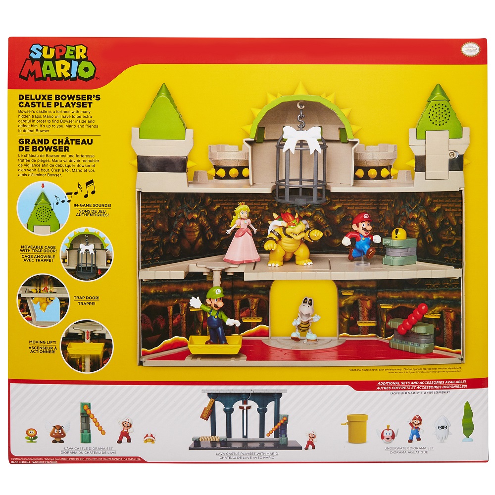 Super Mario Castillo Deluxe de Bowser Super Mario Castillo Deluxe de Bowser