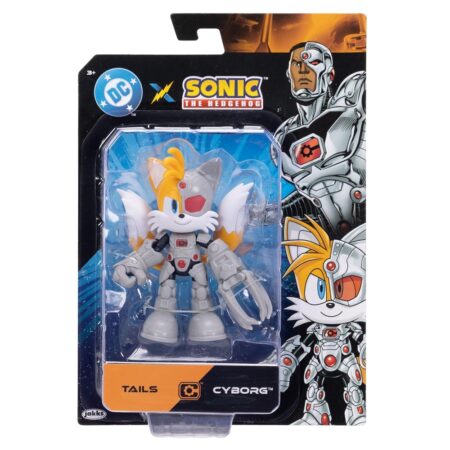 DC x Sonic - Figura Cyborg Tails (13 cm)