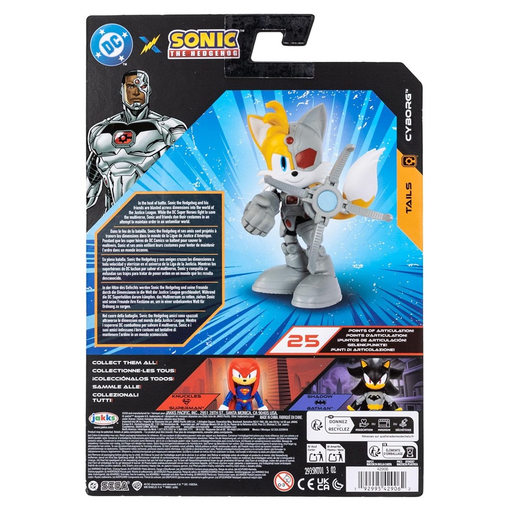 DC x Sonic – Figura Cyborg Tails (13 cm) DC x Sonic – Figura Cyborg Tails (13 cm)