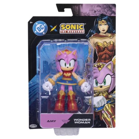DC x Sonic - Figura Amy Wonder Woman (13 cm)