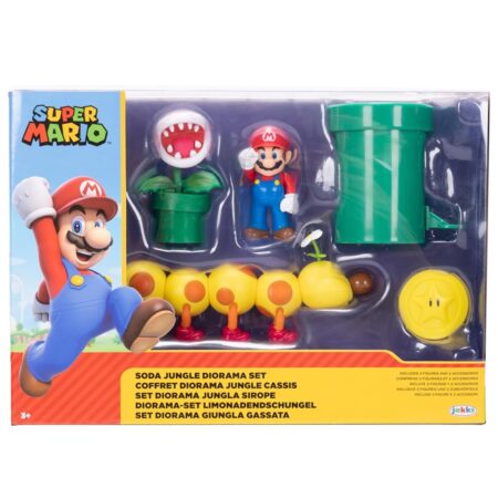 Super Mario Diorama Soda Jungle