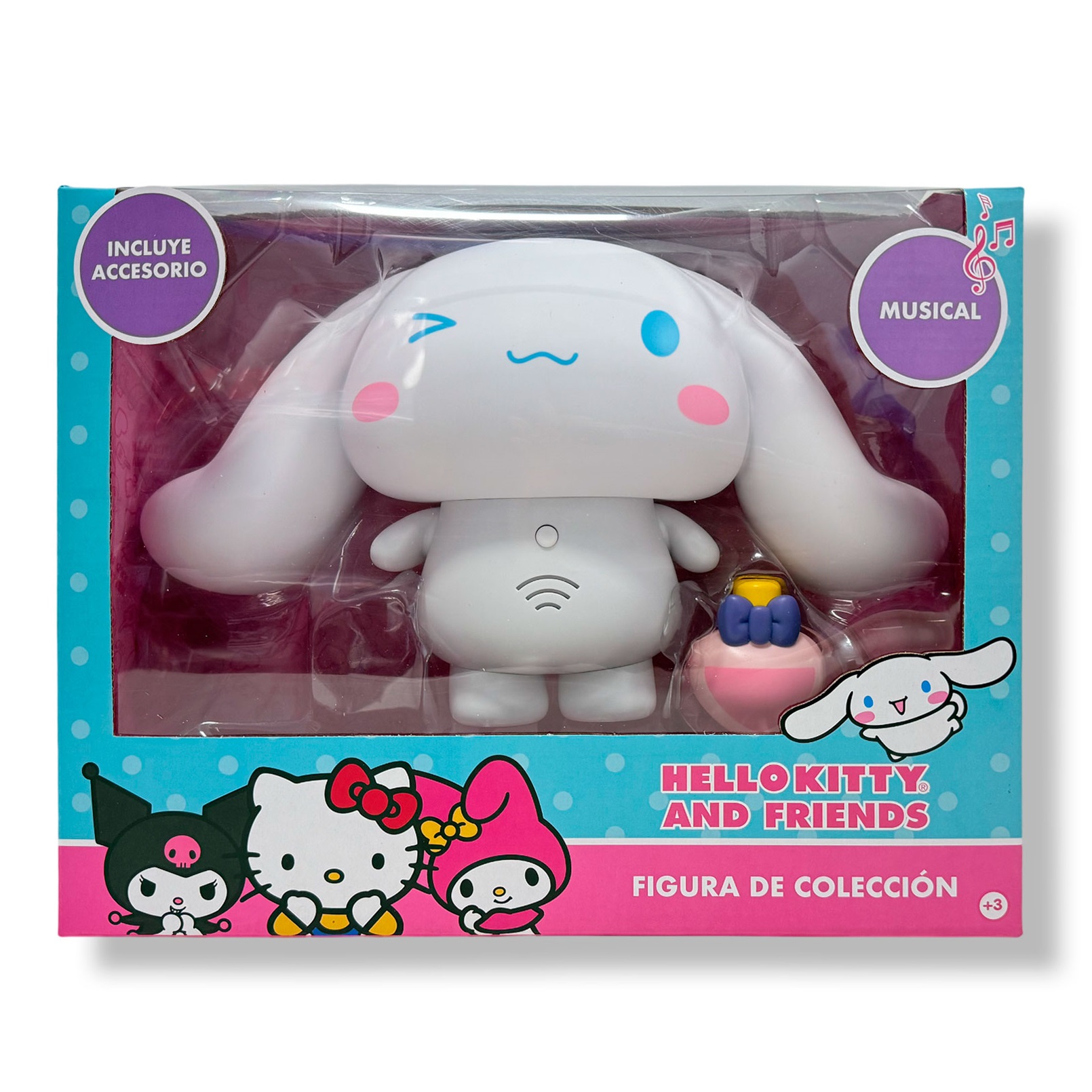 Sanrio Cinnamoroll Musical con Accesorio (18 cm) Sanrio Cinnamoroll Musical con Accesorio (18 cm)