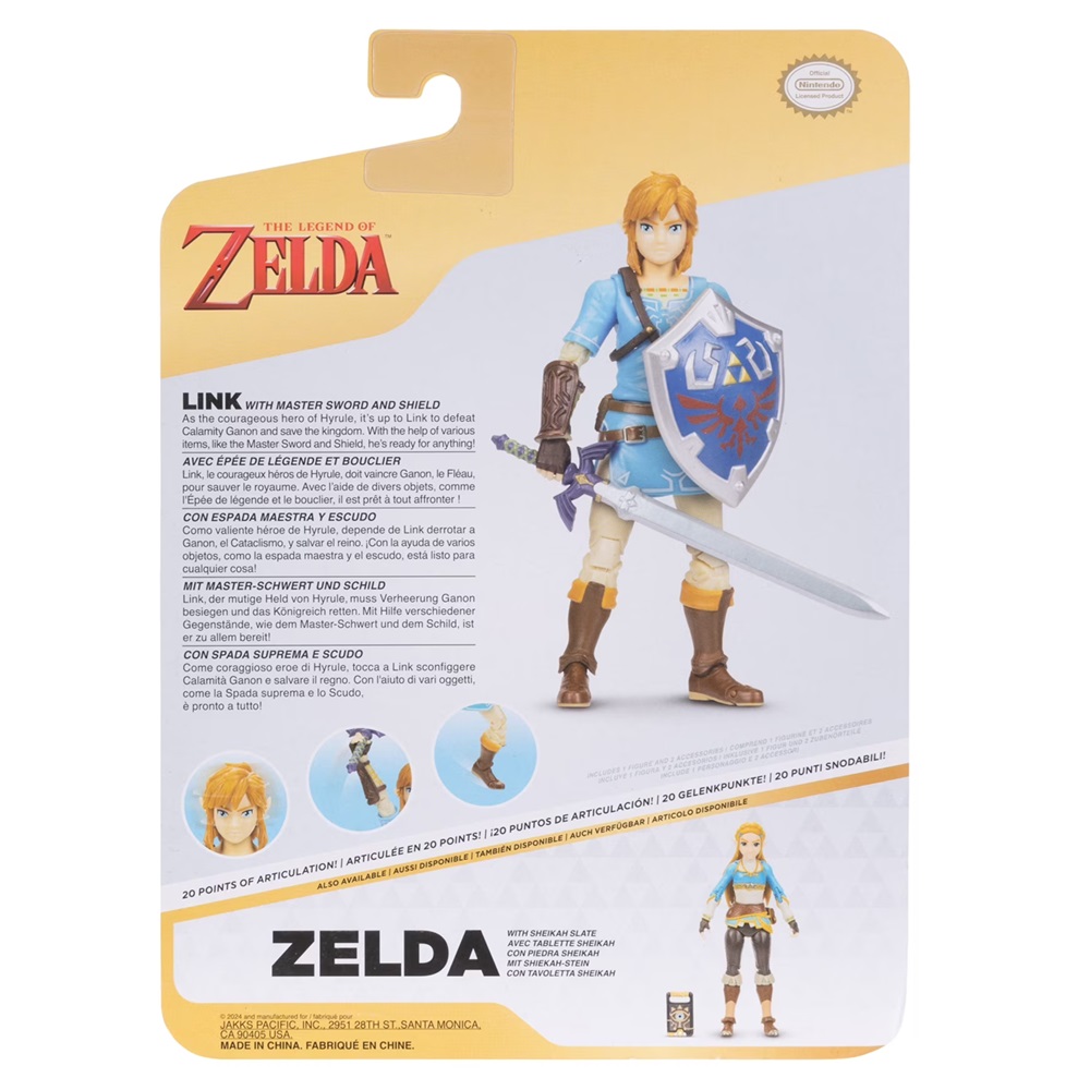 Nintendo Figura Link con Master Sword (10 cm) Nintendo Figura Link con Master Sword (10 cm)
