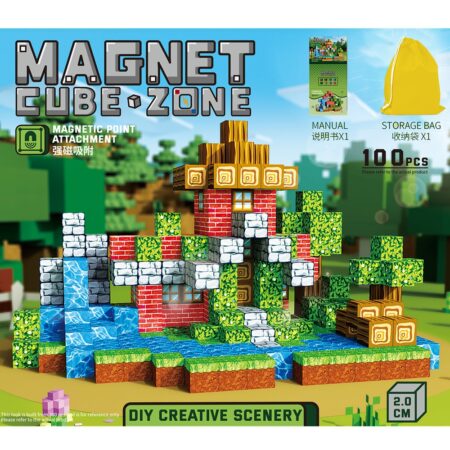 Bloques Magnéticos de Construcción 100 pcs
