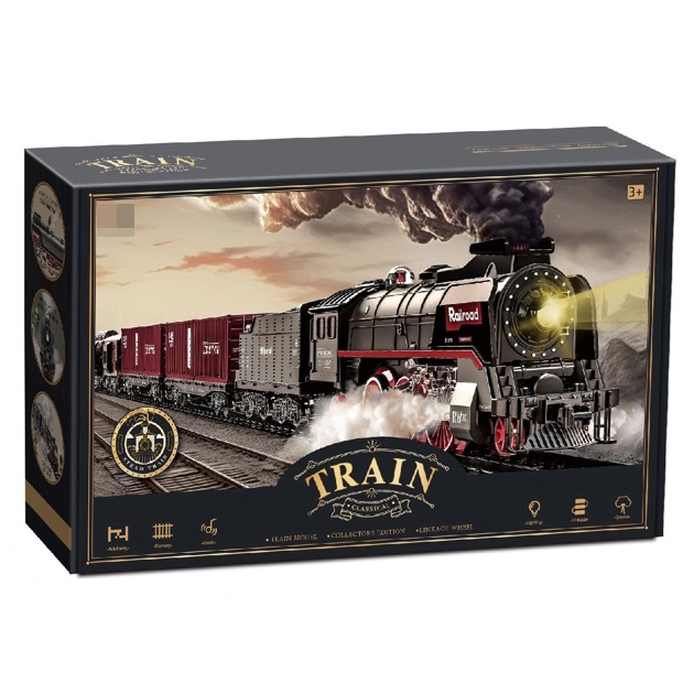 Tren Electrico Negro con Humo Luces y Sonido Tren Electrico Negro con Humo Luces y Sonido