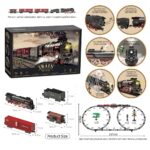 Tren Electrico Negro con Humo Luces y Sonido 626B-5