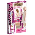 Tocador para Niñas 2 en 1 con Pizarra y Accesorios 628-168