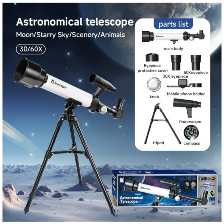 Telescopio Astronómico con Trípode y Accesorios Telescopio Astronómico con Trípode y Accesorios