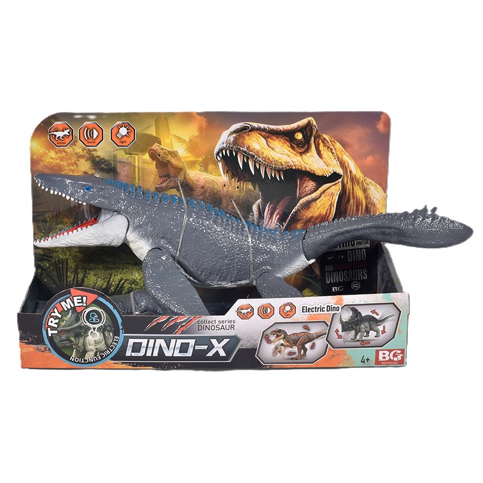 Dino-X Mosasaurus con Luz y Sonido 35 cm Dino-X Mosasaurus con Luz y Sonido 35 cm