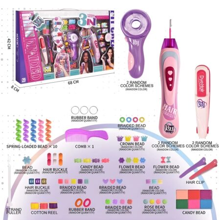 KSY DIY Set de Peinados y Trenzas 3 en 1 KSY DIY Set de Peinados y Trenzas 3 en 1
