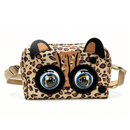 KSY Wink Cartera Interactiva para Niñas – Leopardo KSY Wink Cartera Interactiva para Niñas – Leopardo