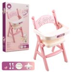Silla para Comer para Muñecas con Accesorios