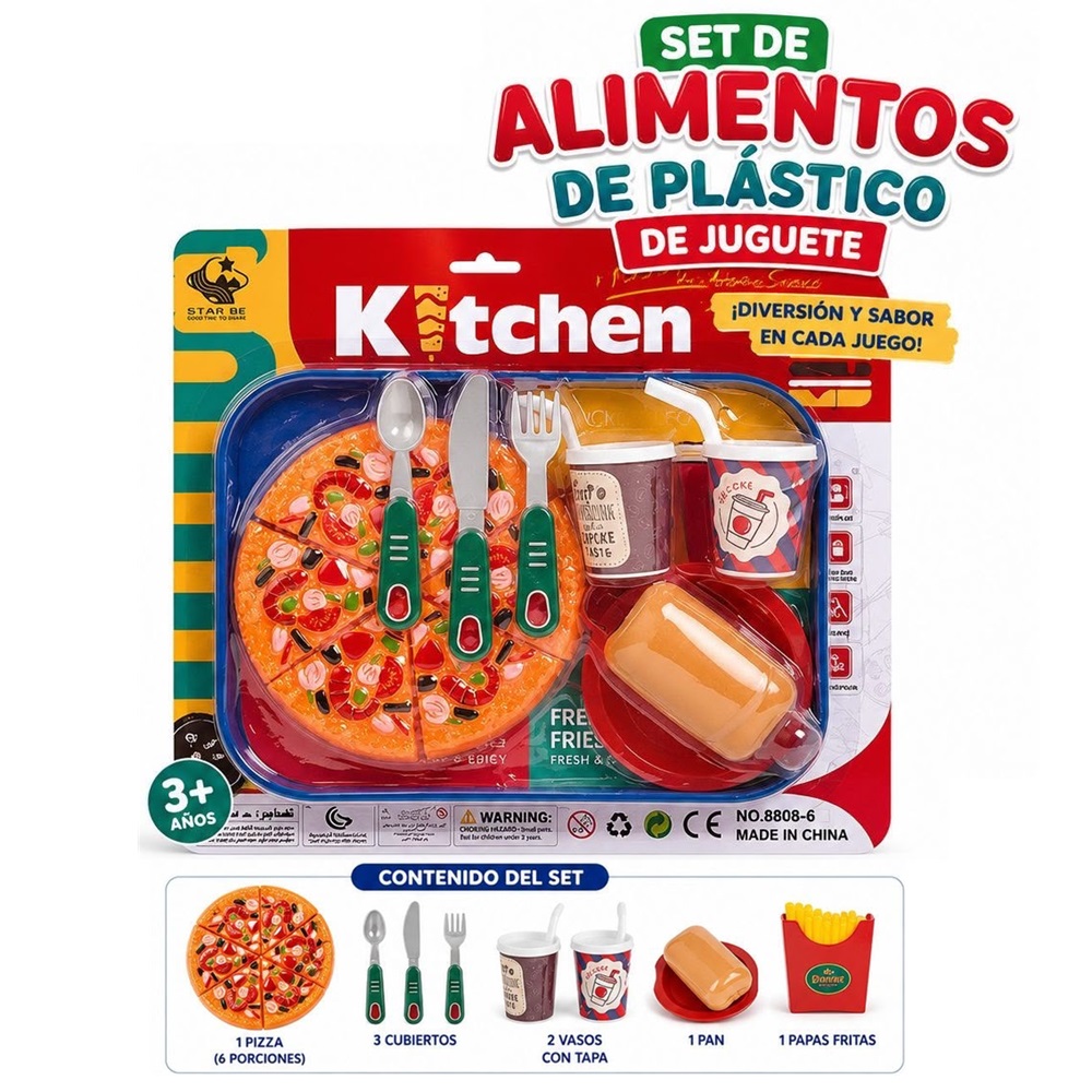 Juguetes de Comida Rapida Fast Food – Pizza Juguetes de Comida Rapida Fast Food – Pizza
