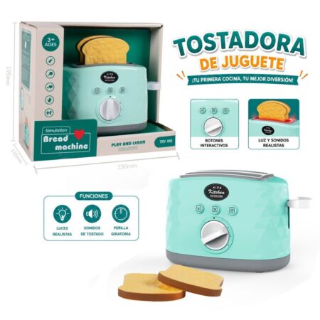 Tostadora de Juguete con Luces y Sonidos